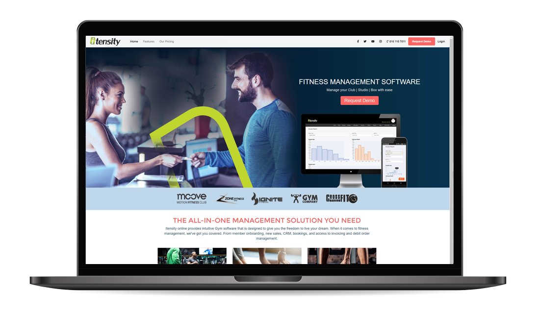 Intensity Website intensity fitness management software