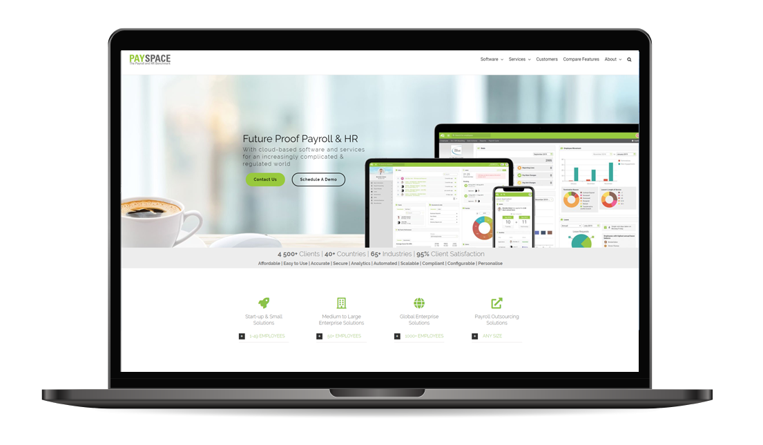 Payspace website Payspace payroll and hr software