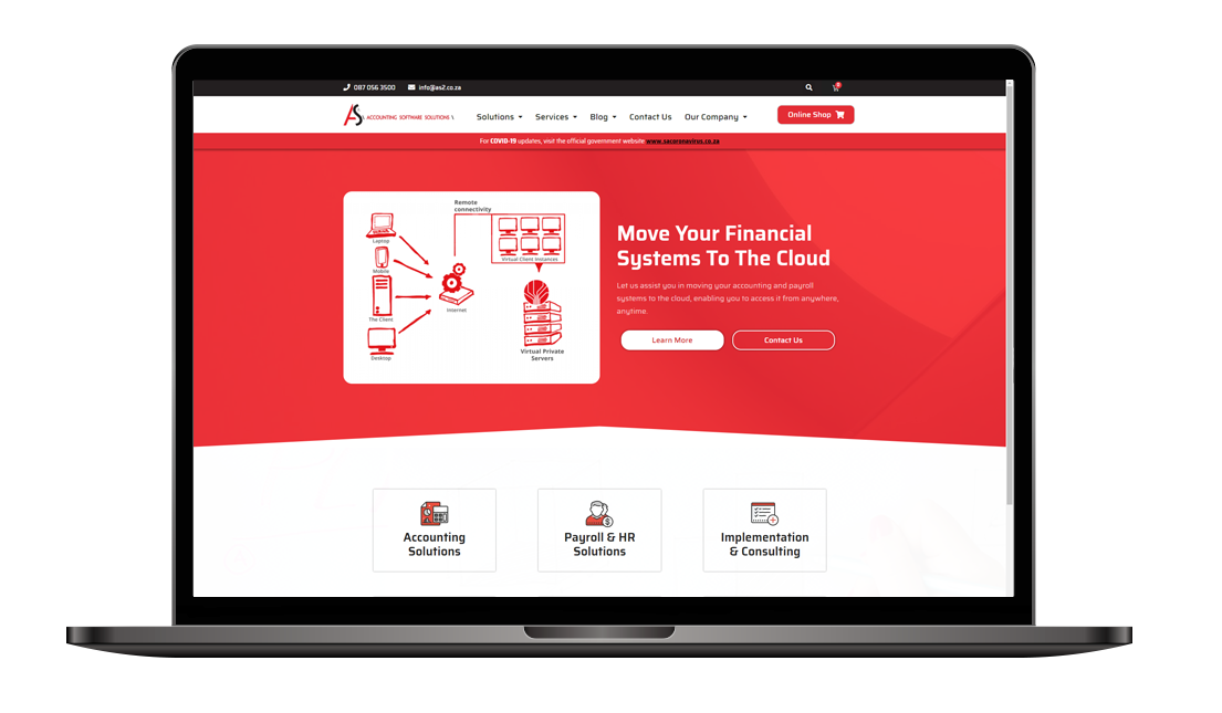 AS2accounting software screenshot AS2 Accounting Software Landing Page