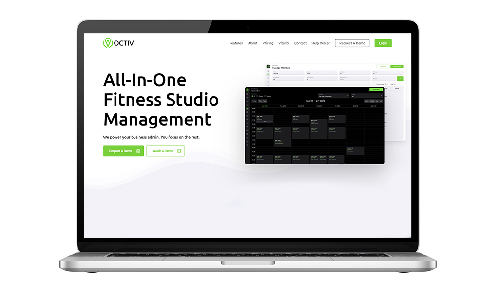 Octive Software Screenshot All-In-One Fitness Studio Management platform