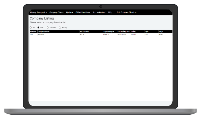 Screenshot Sage Payroll Professional Screenshot